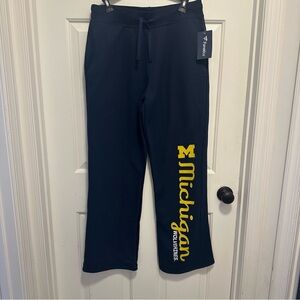 Fanatics Women's Navy Michigan Wolverines Cozy Fleece Sweatpants Size XL